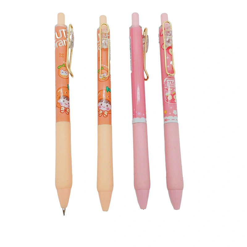 RETRACTABLE CUTE CARTOON OFFICE LINE PEN